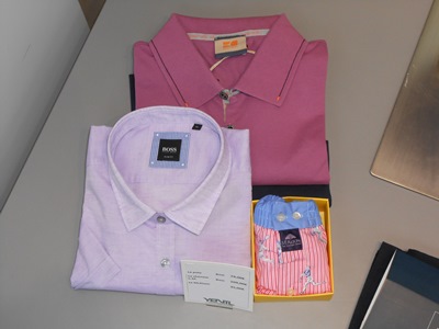 Polo "BOSS ORANGE", Chemise "BOSS", Caleçon "RIVER WOODS"