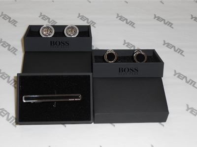 Boutons de manchette "BOSS", Pince à cravate "BOSS"