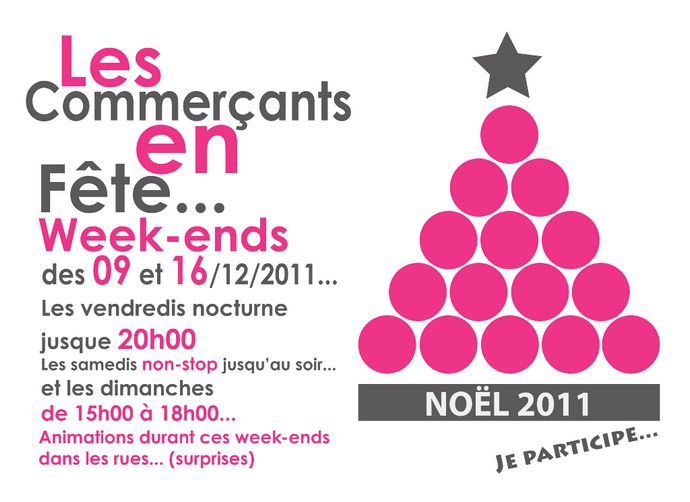 les commerces en fête