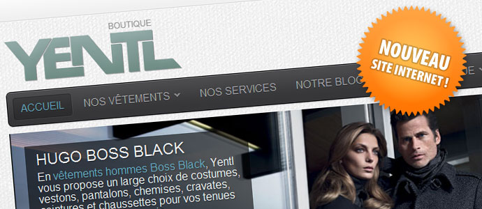 Nouveau site Internet boutiqueyentl.be